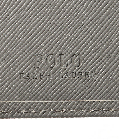 美品 POLO RALPH LAUREN 二つ折り財布 サフィアーノ レザー ビルフォールド コイン ウェレット メンズ ポロ・ラルフローレン