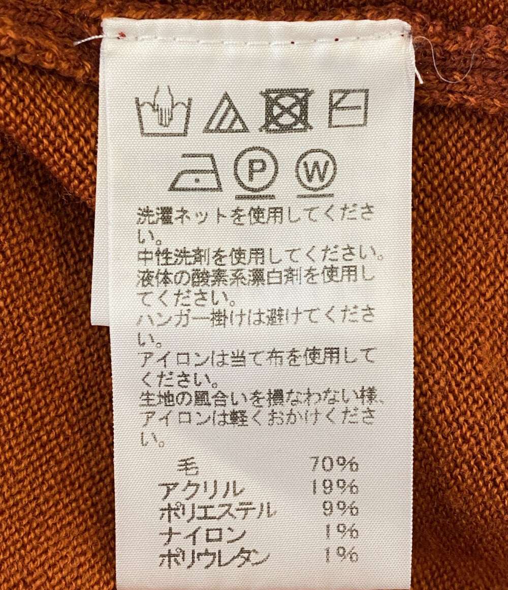 ISSEY MIYAKE MEN ニット 19SS オレンジ カットオフ ME93KN174 メンズ SIZE 3 イッセイミヤケ メン