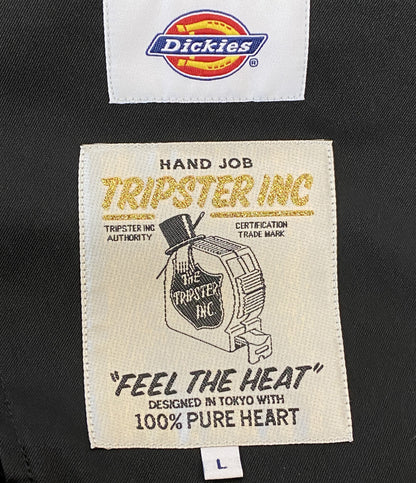 美品 Dickies × TRIPSTER INC テーラードジャケット 251M10BM01 ソフトツイル 段返り3B BLK メンズ SIZE L ディッキーズ