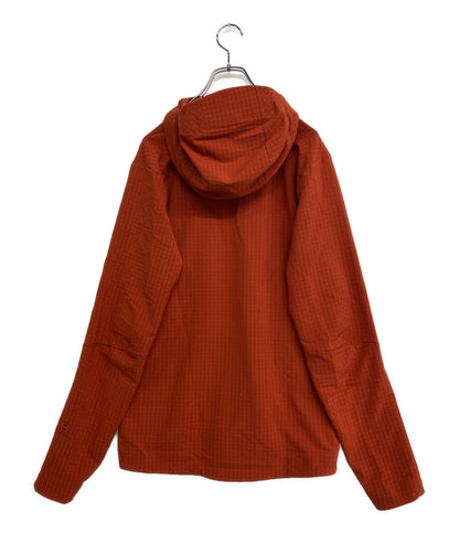Patagonia パーカー R1 TechFaceHoody オレンジ サーマル裏地 メンズ SIZE M パタゴニア