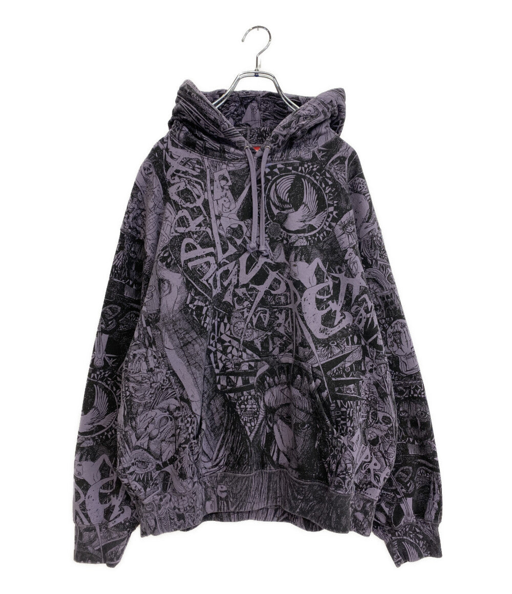 TTT MSW ティーモダンストリートウエア パーカー LOGO HOODIE BROWN