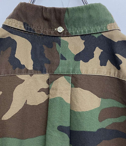 POLO RALPH LAUREN 長袖シャツ CLASSIC FIT ボタンダウン WOODLAND CAMO メンズ SIZE L ポロ・ラルフローレン