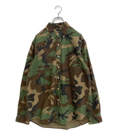 POLO RALPH LAUREN 長袖シャツ CLASSIC FIT ボタンダウン WOODLAND CAMO メンズ SIZE L ポロ・ラルフローレン