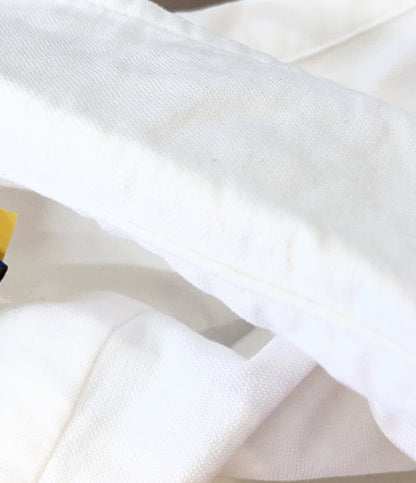 POLO RALPH LAUREN 長袖シャツ CLASSIC FIT CREST-PATCH OXFORD WHITE メンズ SIZE L ポロ・ラルフローレン