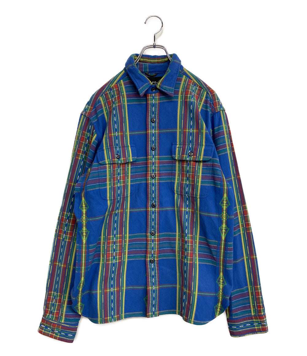 POLO RALPH LAUREN 長袖 リネンシャツ メンズ SIZE L ポロ・ラルフ