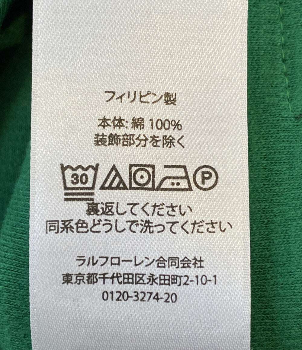 美品 POLO RALPH LAUREN カットソー COUNTRY PLAID MOLESKIN HENLEY SHIRT チェック グリーン メンズ SIZE L ポロ・ラルフローレン