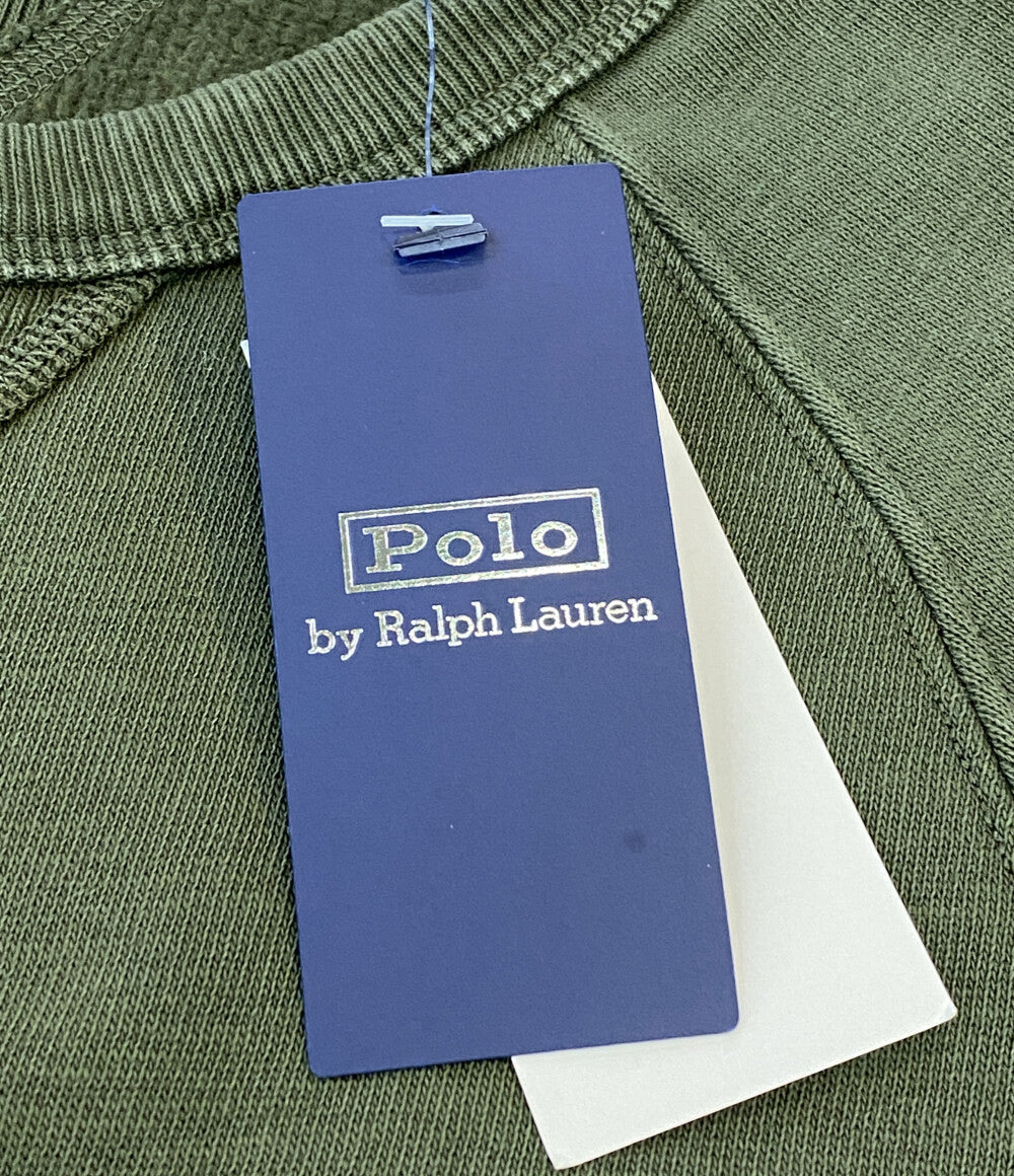 POLO RALPH LAUREN ガーメントダイド フリース スウェットシャツ OLV メンズ SIZE L ポロ・ラルフローレン
