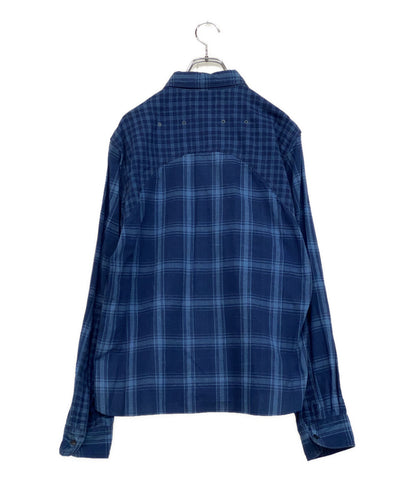 NIGEL CABOURN 長袖シャツ ワークシャツ INDIGO メンズ SIZE 50 ナイジェルケーボン