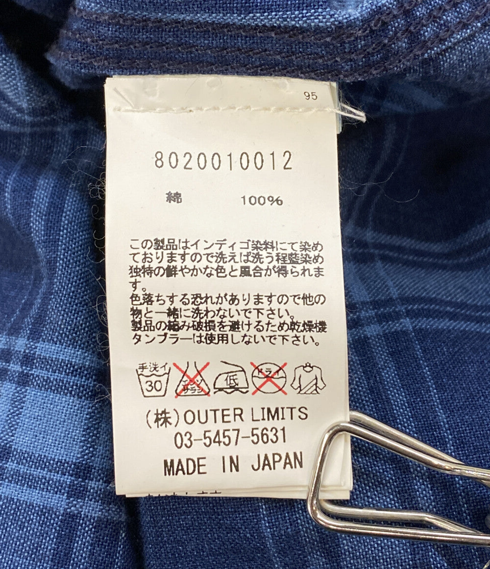 NIGEL CABOURN 長袖シャツ ワークシャツ INDIGO メンズ SIZE 50 ナイジェルケーボン
