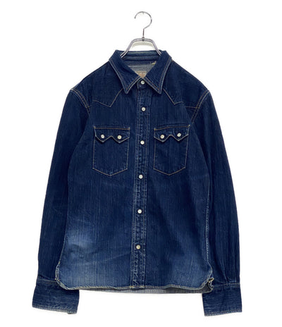THE FLAT HEAD 長袖シャツ 7002W デニム ウエスタン メンズ SIZE 40 ザフラットヘッド