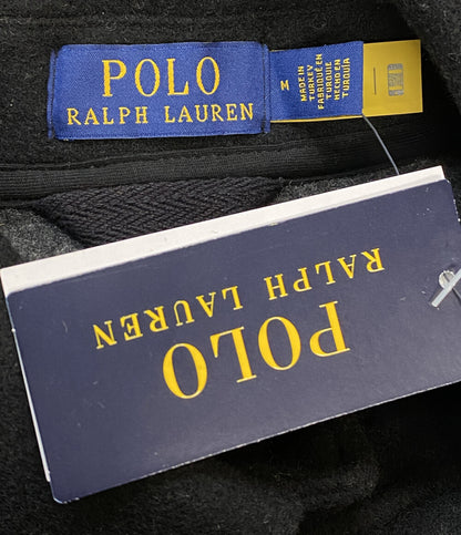 美品 POLO RALPH LAUREN ブラッシュド ウール カバーオール ブラック メンズ SIZE M ポロ・ラルフローレン