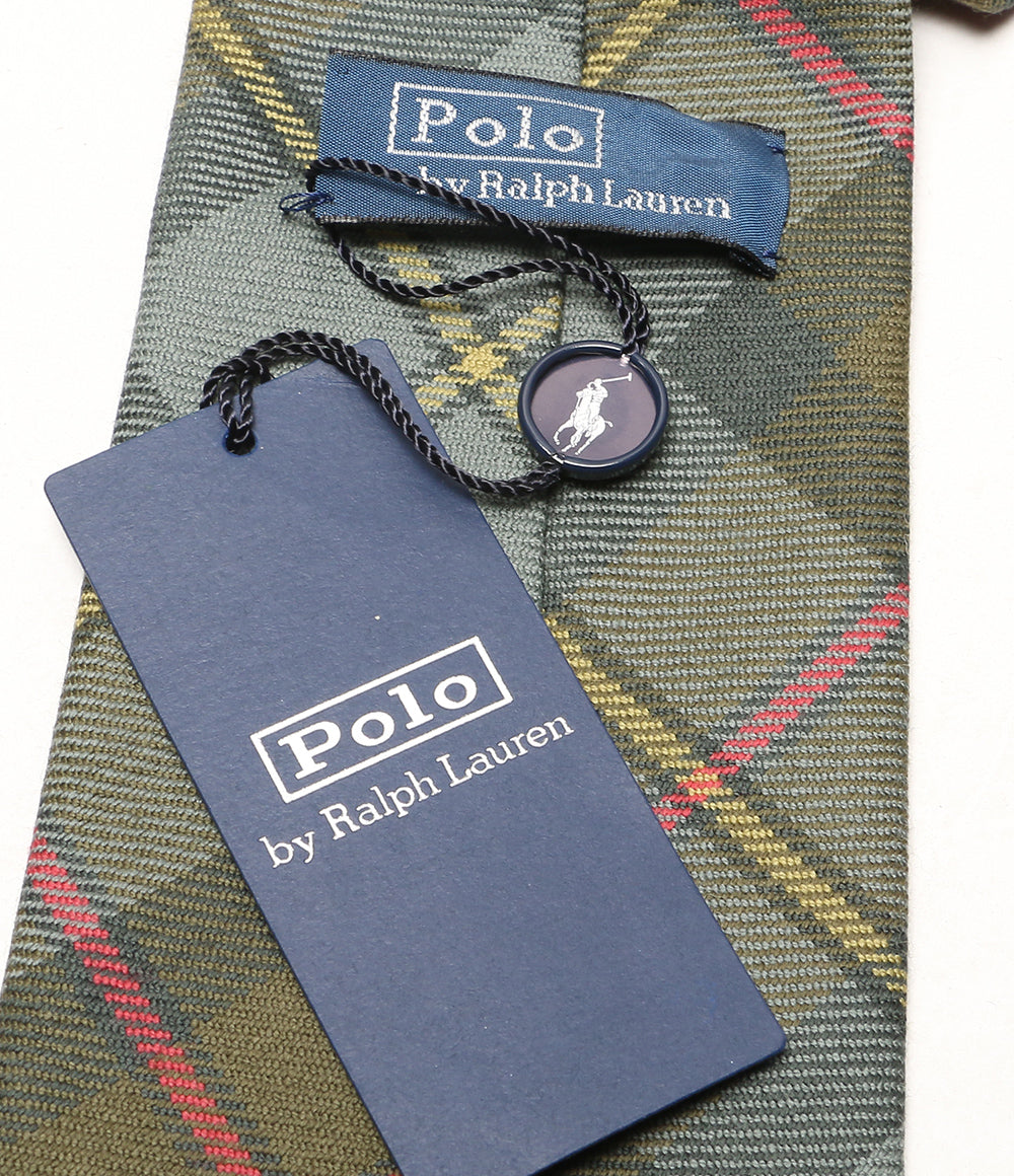 POLO RALPH LAUREN ネクタイ ヴィンテージインスパイアード タータン ウール メンズ ポロ・ラルフローレン