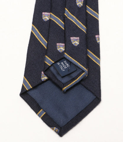 美品 POLO RALPH LAUREN ネクタイ ストライプド ウールシルク クラブ メンズ ポロ・ラルフローレン