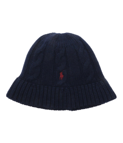 POLO RALPH LAUREN ニット帽 ケーブルニット ウールブレンド バケットハット レディース ポロ・ラルフローレン