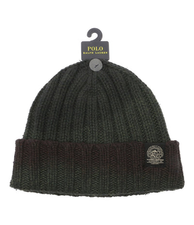 美品 POLO RALPH LAUREN ニット帽 ボーダー グラデーション メンズ ポロ・ラルフローレン