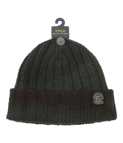 美品 POLO RALPH LAUREN ニット帽 ボーダー グラデーション メンズ ポロ・ラルフローレン