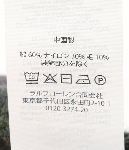 美品 POLO RALPH LAUREN ニット帽 ボーダー グラデーション メンズ ポロ・ラルフローレン