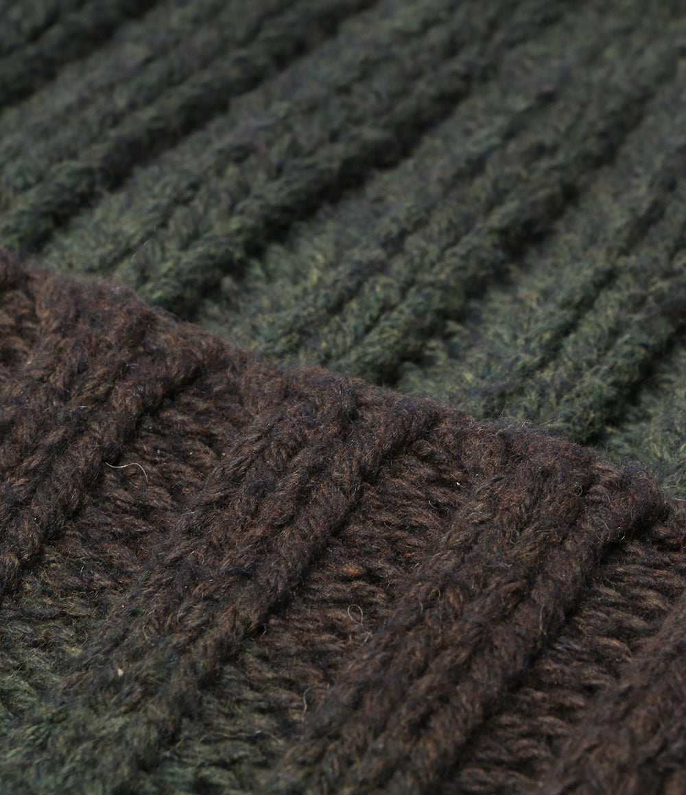 美品 POLO RALPH LAUREN ニット帽 ボーダー グラデーション メンズ ポロ・ラルフローレン