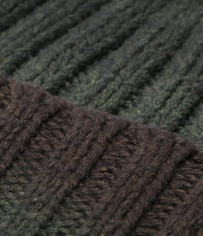 美品 POLO RALPH LAUREN ニット帽 ボーダー グラデーション メンズ ポロ・ラルフローレン