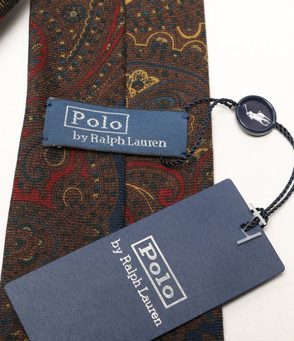 POLO RALPH LAUREN ネクタイ パッチワーク ペイズリー ウール メンズ ポロ・ラルフローレン
