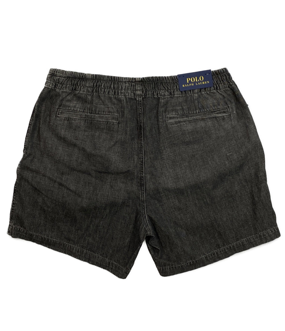 美品 POLO RALPH LAUREN ショートパンツ イージー デニム シャンブレー