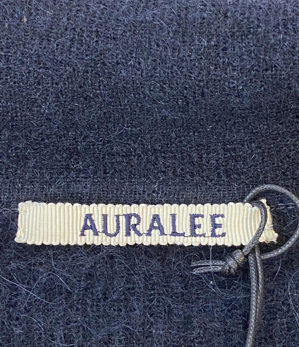 美品 AURALEE カーディガン BABY SURI ALPACA SHEER KNIT CARDIGAN