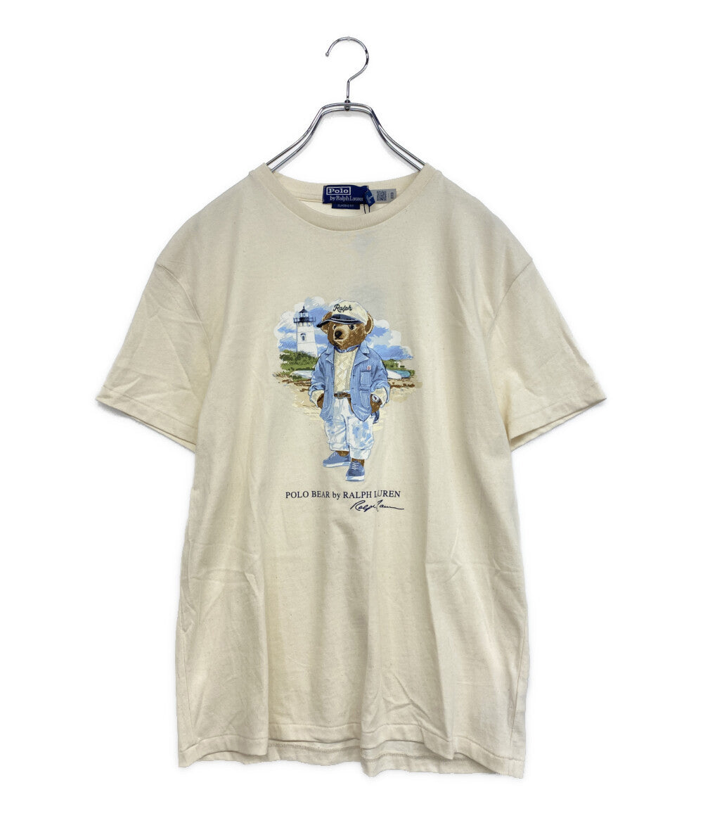 美品 POLO RALPH LAUREN 半袖Ｔシャツ POLO BEAR ナチュラル メンズ SIZE M ポロ・ラルフローレン