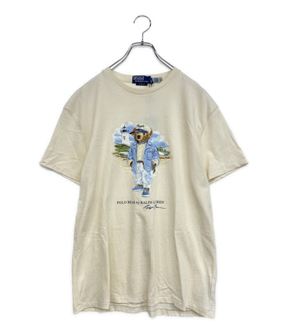 美品 POLO RALPH LAUREN 半袖Ｔシャツ POLO BEAR ナチュラル メンズ SIZE M ポロ・ラルフローレン
