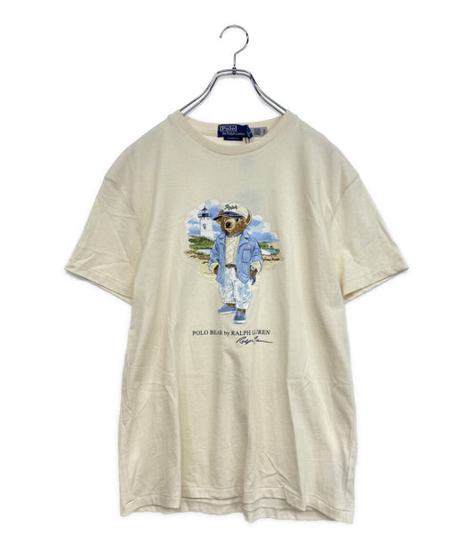 美品 POLO RALPH LAUREN 半袖Ｔシャツ POLO BEAR ナチュラル メンズ SIZE M ポロ・ラルフローレン