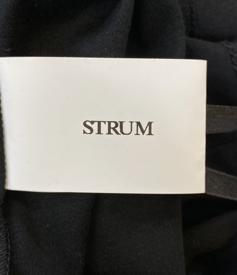 美品 STRUM ストラム 半袖Ｔシャツ ハイツイスト ダブル ジャージ ブラック STC176-02 メンズ SIZE 4（M)