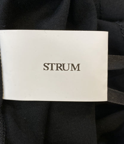 美品 STRUM ストラム 半袖Ｔシャツ ハイツイスト ダブル ジャージ ブラック STC176-02 メンズ SIZE 4（M)