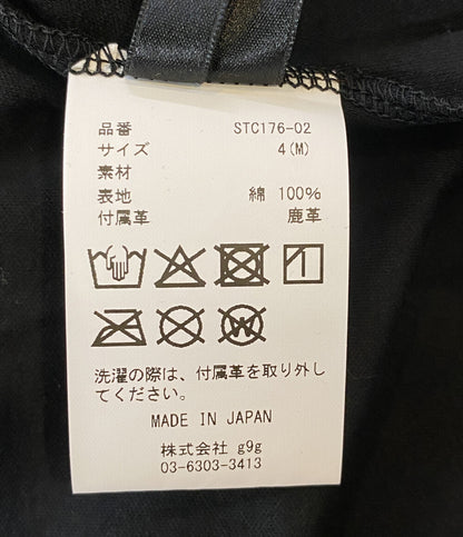 美品 STRUM ストラム 半袖Ｔシャツ ハイツイスト ダブル ジャージ ブラック STC176-02 メンズ SIZE 4（M)