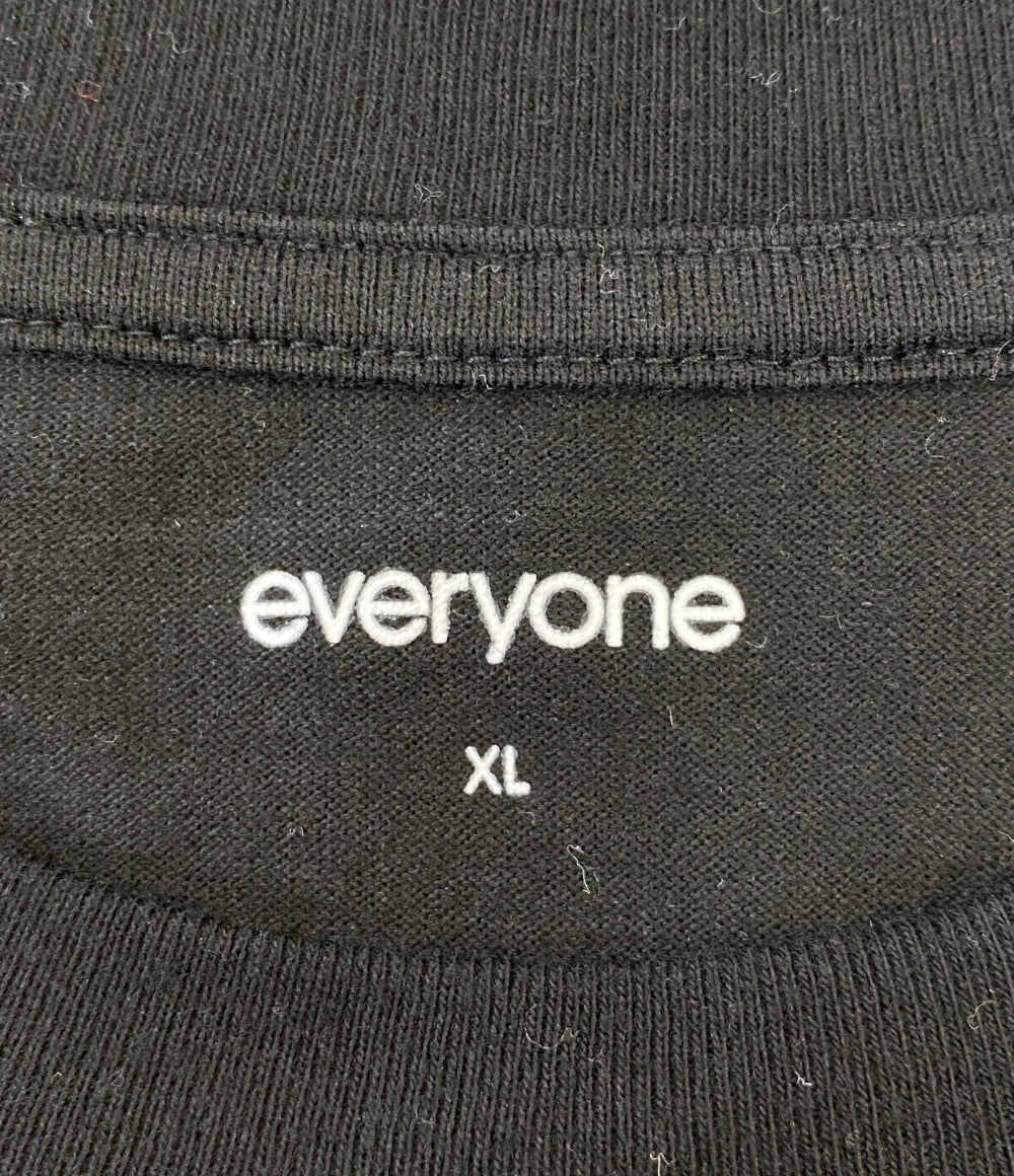 everyone 半袖Ｔシャツ パックT ブラック サイズXL EV24-CS16 メンズ SIZE XL エブリワン