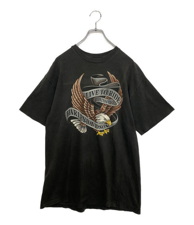 HARLEY DAVIDSON 半袖Ｔシャツ VINTAGE USA製 LIVE TO RIDE メンズ SIZE L ハーレーダビッドソン