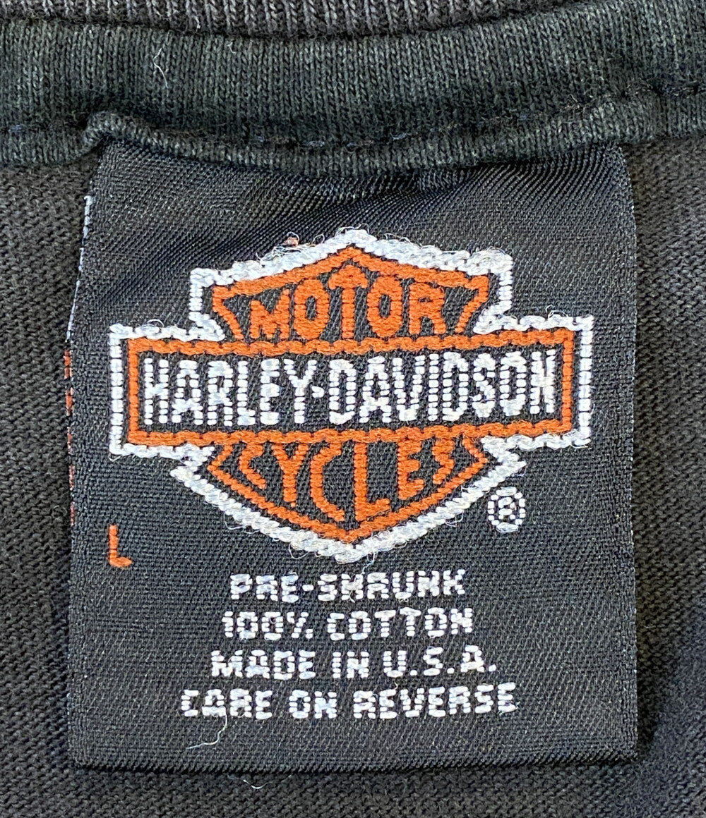 HARLEY DAVIDSON 半袖Ｔシャツ VINTAGE USA製 LIVE TO RIDE メンズ SIZE L ハーレーダビッドソン