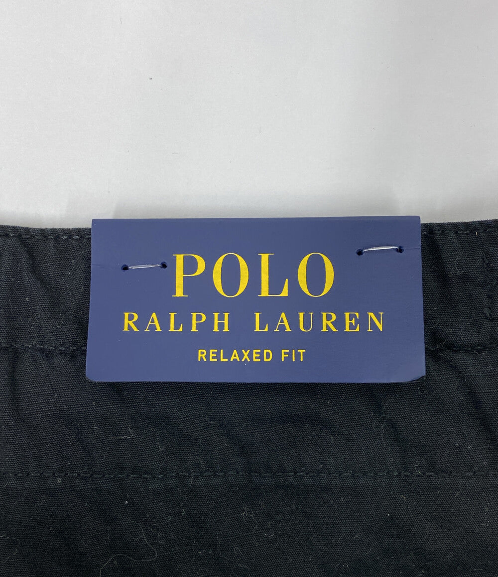美品 POLO RALPH LAUREN カーゴパンツ Beachcomber リラックス キャンバス カーゴ BLK メンズ SIZE L ポロ・ラルフローレン