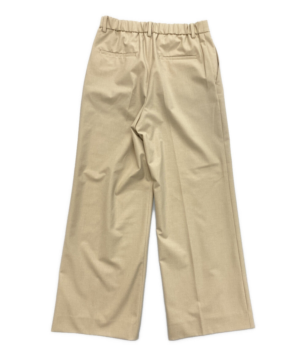 Aquascutum パンツ ワイドパンツ ベージュ 5005240011-83 レディース SIZE 10 アクアスキュータム