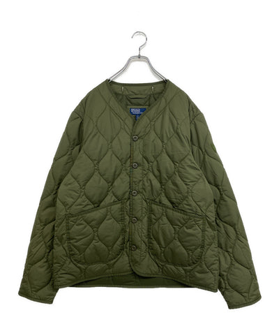 美品 POLO RALPH LAUREN キルテッド ジャケット Ghent OLIVE メンズ SIZE L ポロ・ラルフローレン