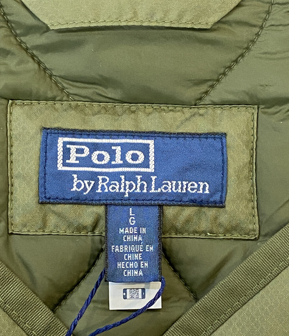 美品 POLO RALPH LAUREN キルテッド ジャケット Ghent OLIVE メンズ SIZE L ポロ・ラルフローレン
