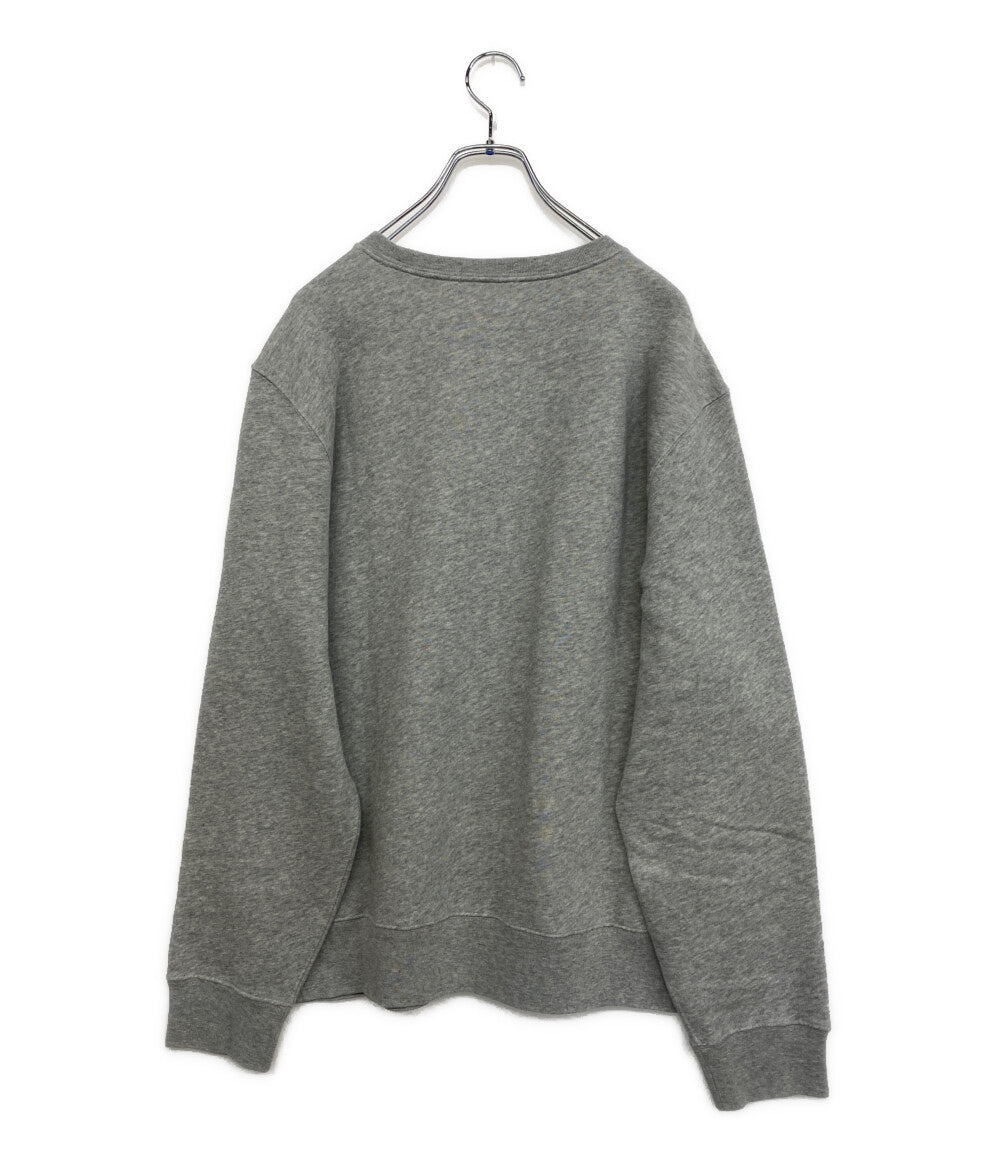 美品 POLO RALPH LAUREN スウェットシャツ POLOベア フリース グレー 前V メンズ SIZE L ポロ・ラルフローレン