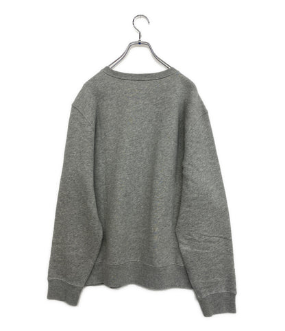 美品 POLO RALPH LAUREN スウェットシャツ POLOベア フリース グレー 前V メンズ SIZE L ポロ・ラルフローレン