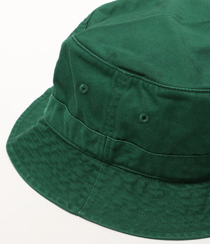 美品 POLO RALPH LAUREN POLOベア ツイル バケット ハット グリーン メンズ SIZE L/XL ポロ・ラルフローレン