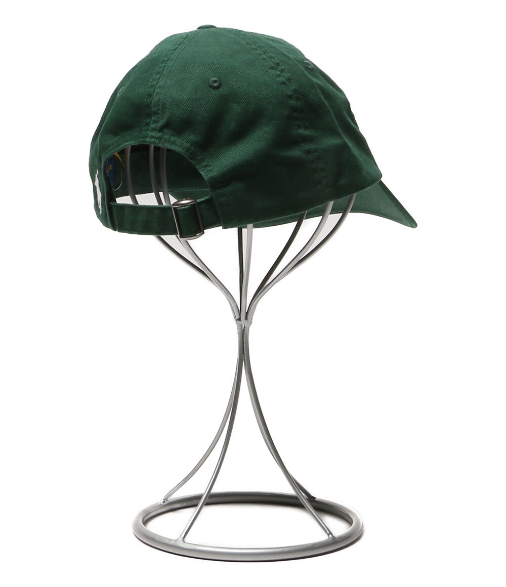 美品 POLO RALPH LAUREN コットン ツイル ボール キャップ グリーン メンズ SIZE O/S ポロ・ラルフローレン