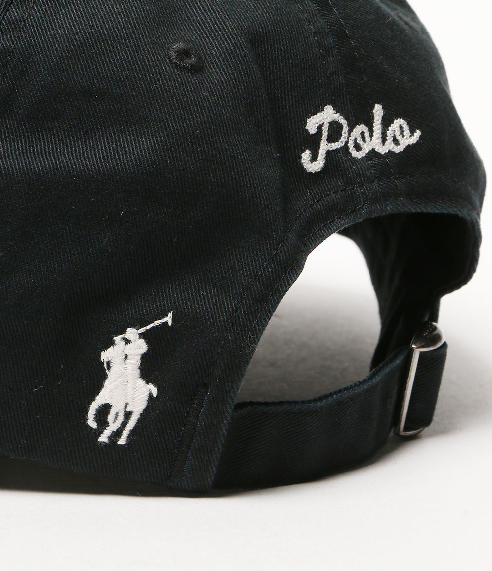 美品 POLO RALPH LAUREN ドッグ エンブロイダリー キャップ BLK メンズ SIZE O/S ポロ・ラルフローレン