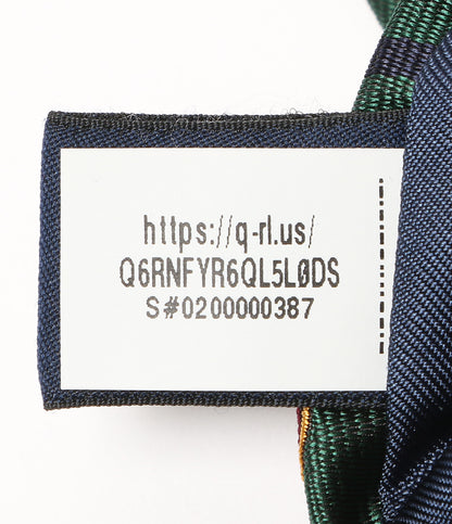 美品 POLO RALPH LAUREN ネクタイ ストライプド シルク レップ クラブ GRN メンズ ポロ・ラルフローレン