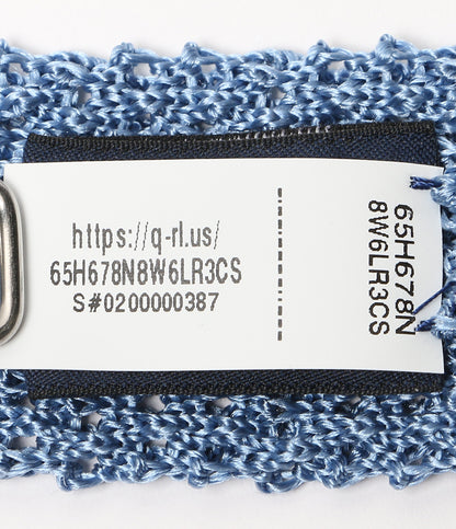 美品 POLO RALPH LAUREN ネクタイ ニット シルク ライトブルー イタリア製 メンズ ポロ・ラルフローレン