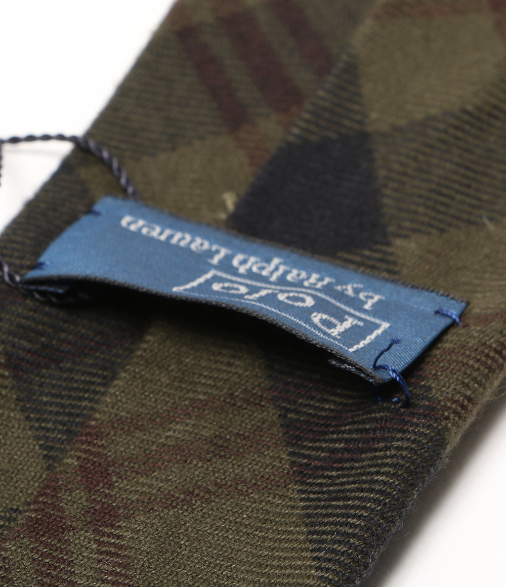 美品 POLO RALPH LAUREN ネクタイ ヴィンテージ インスパイアード チェック ナクタイ メンズ ポロ・ラルフローレン
