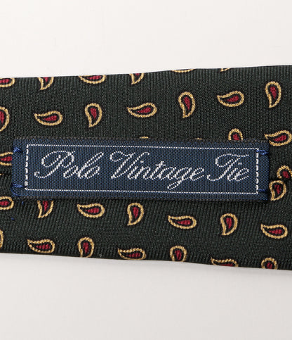 美品 POLO RALPH LAUREN ネクタイ ヴィンテージ インスパイアード パイン シルク レップ メンズ ポロ・ラルフローレン