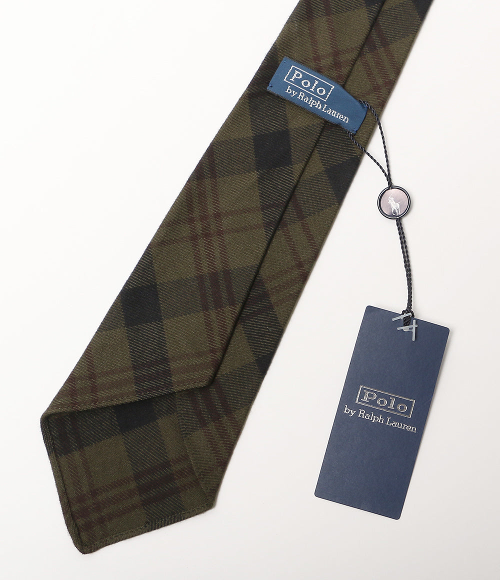 美品 POLO RALPH LAUREN ネクタイ ヴィンテージ インスパイアード チェック ナクタイ メンズ ポロ・ラルフローレン