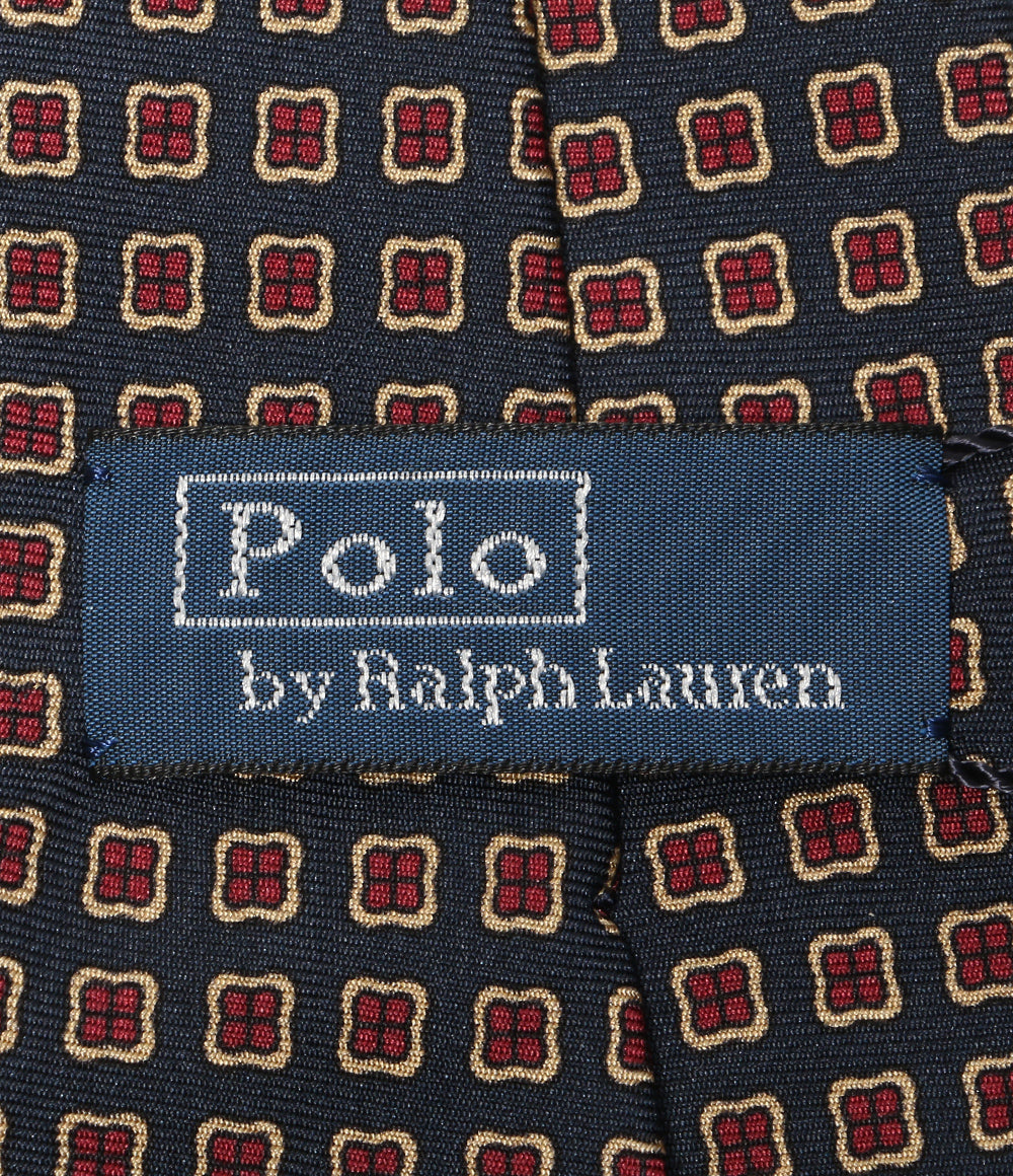 美品 POLO RALPH LAUREN ネクタイ ヴィンテージ インスパイアード ニート シルク メンズ ポロ・ラルフローレン